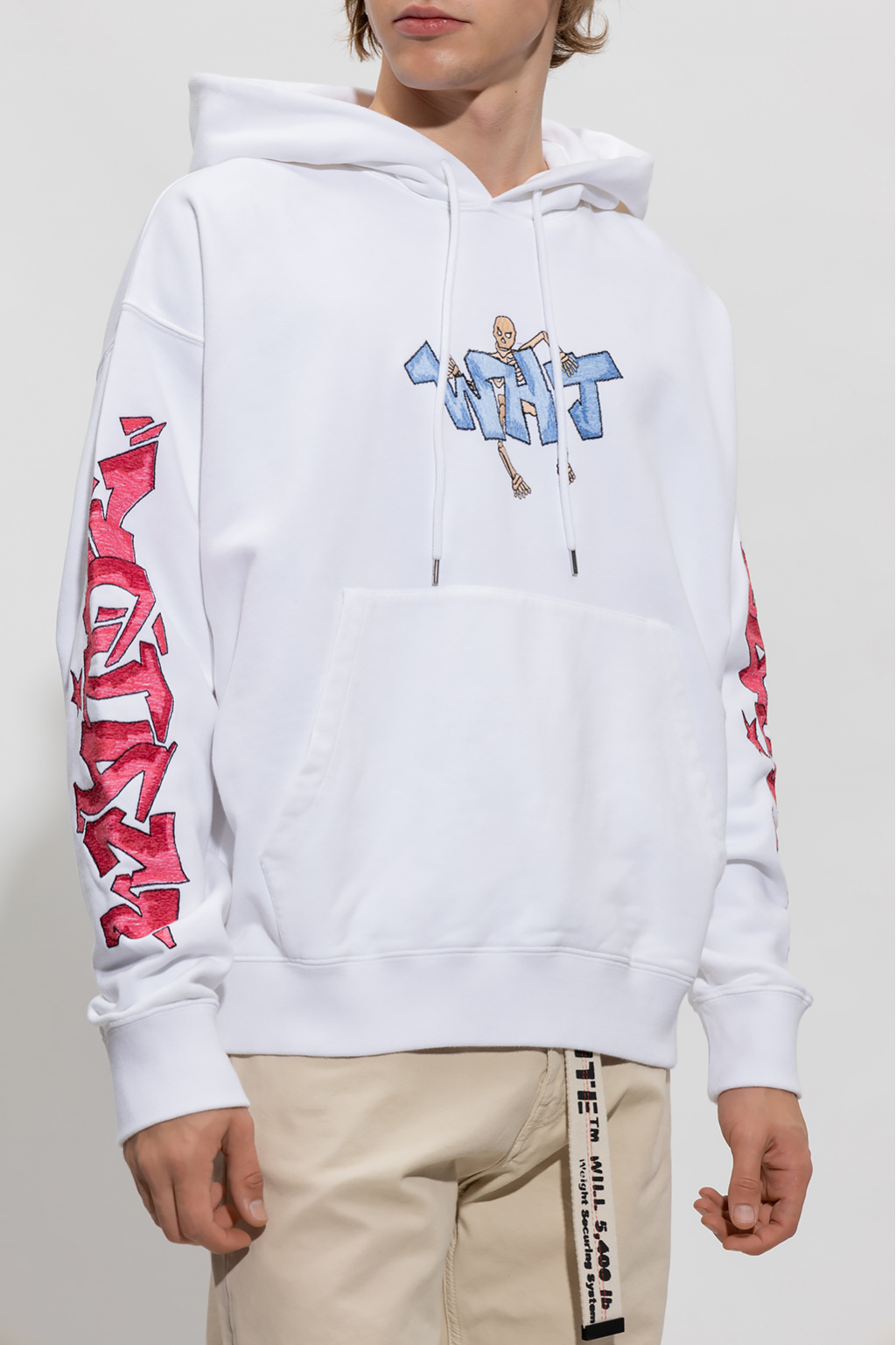 Patterned hoodie Off - White - SchaferandweinerShops